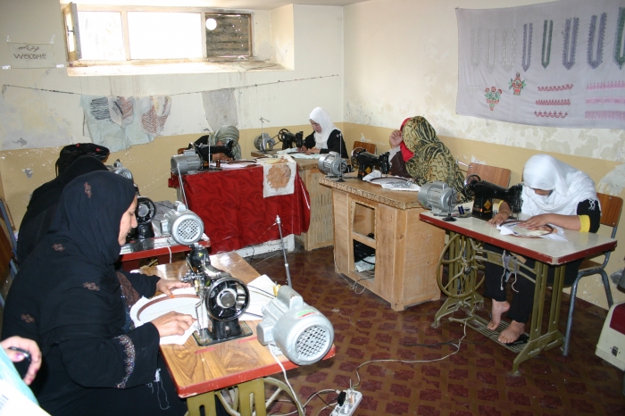 Women of Afghanistan sewing