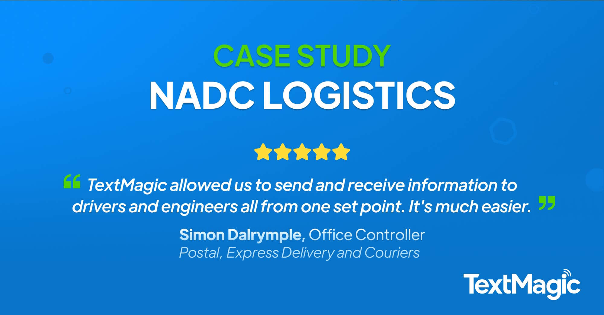 NADC Improves Delivery Services with Text Messaging