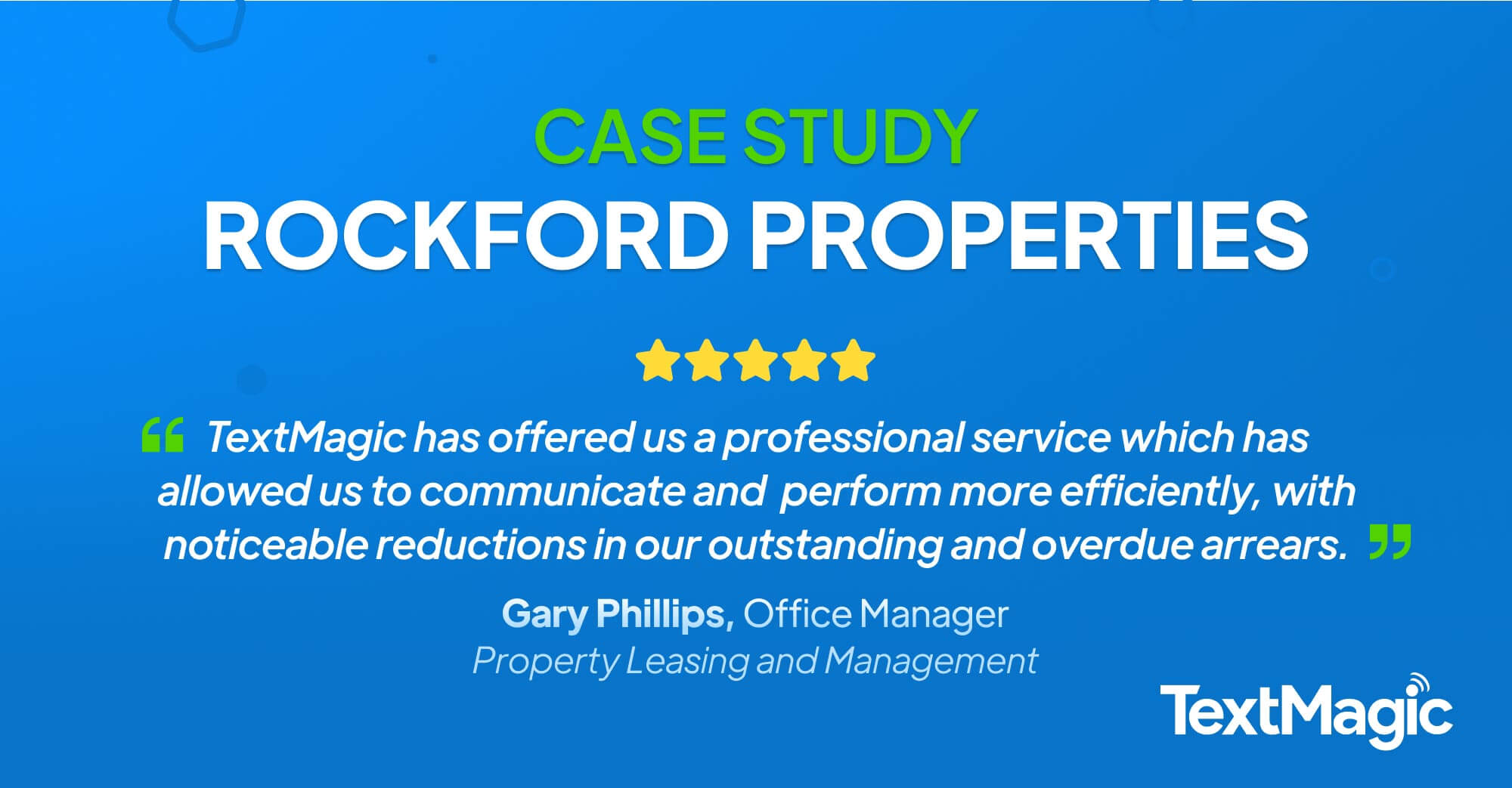 Rockford Properties Secures Arrears Through Text Messaging
