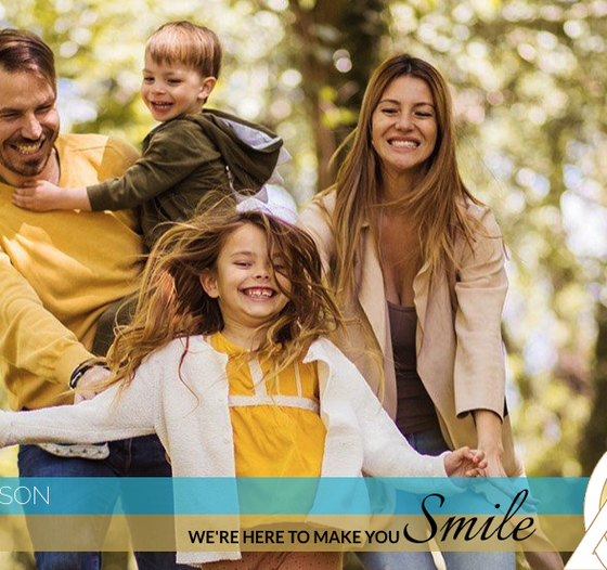 Happy dental patients