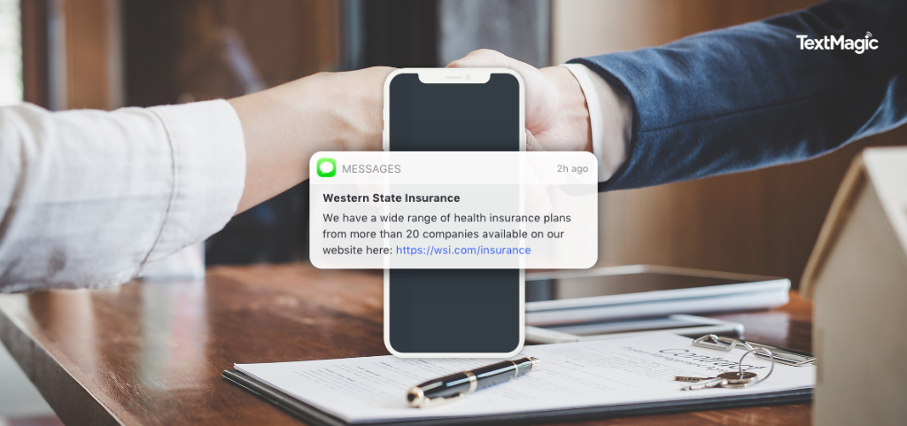 Insurance sector benefiting from SMS marketing and communication