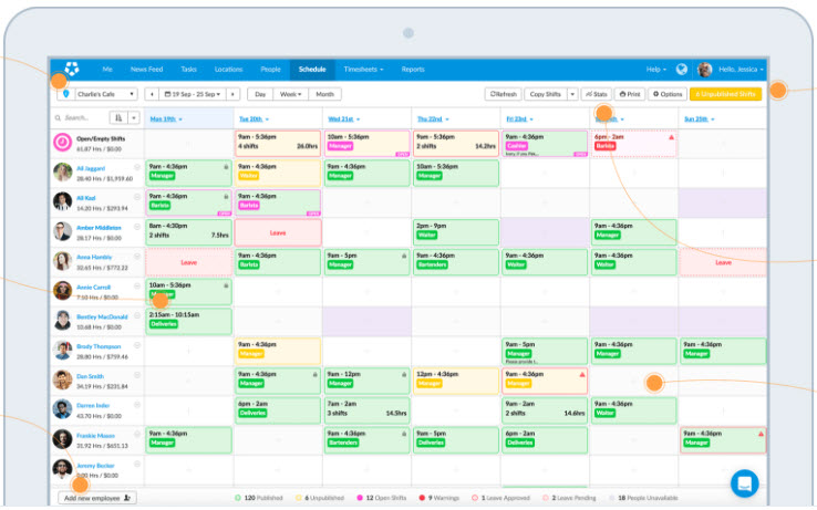 Deputy employee scheduling software app