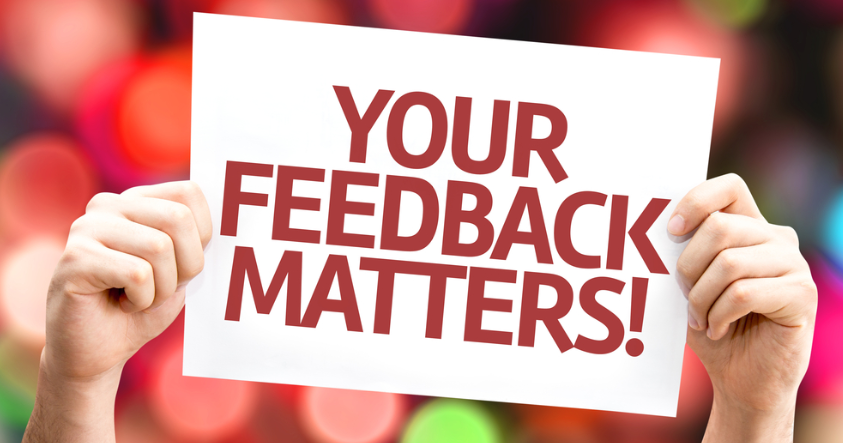 your feedback matters