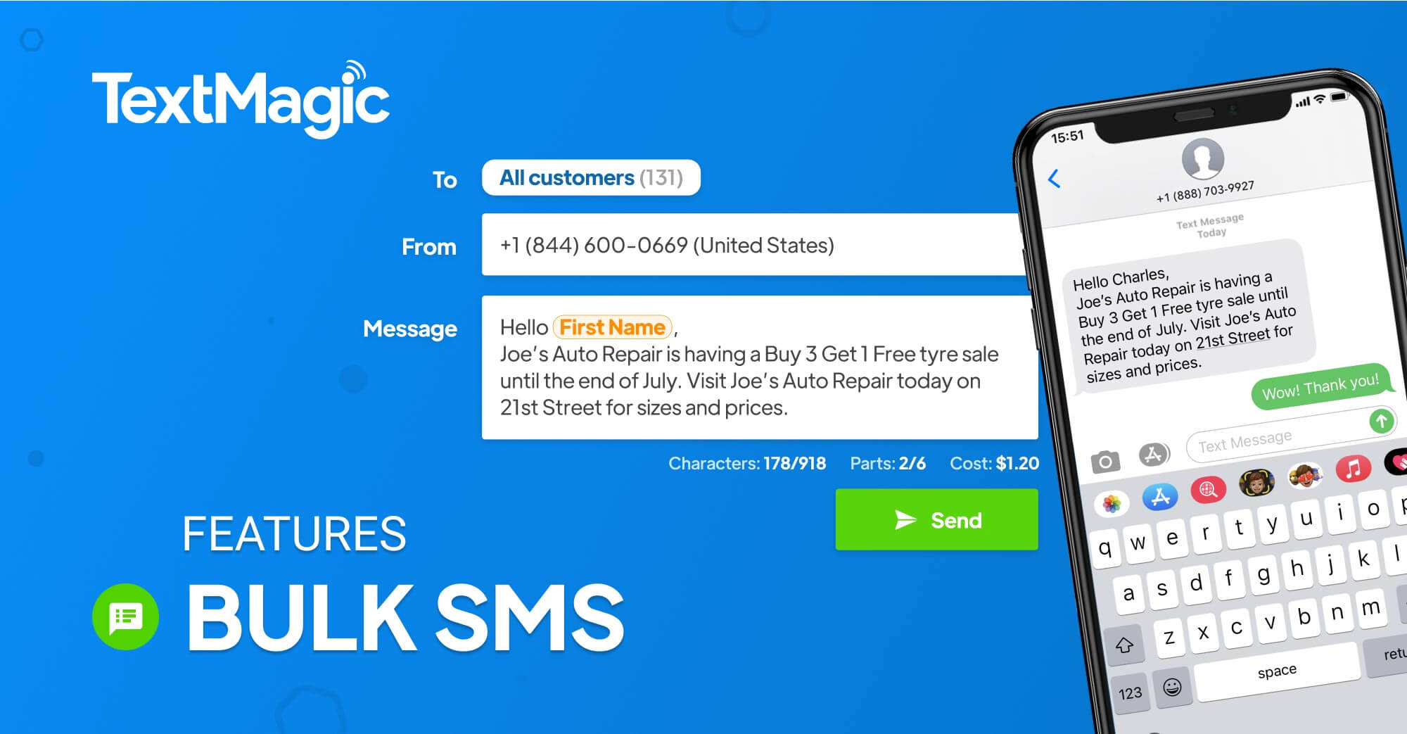 Bulk SMS Service - MessageMedia