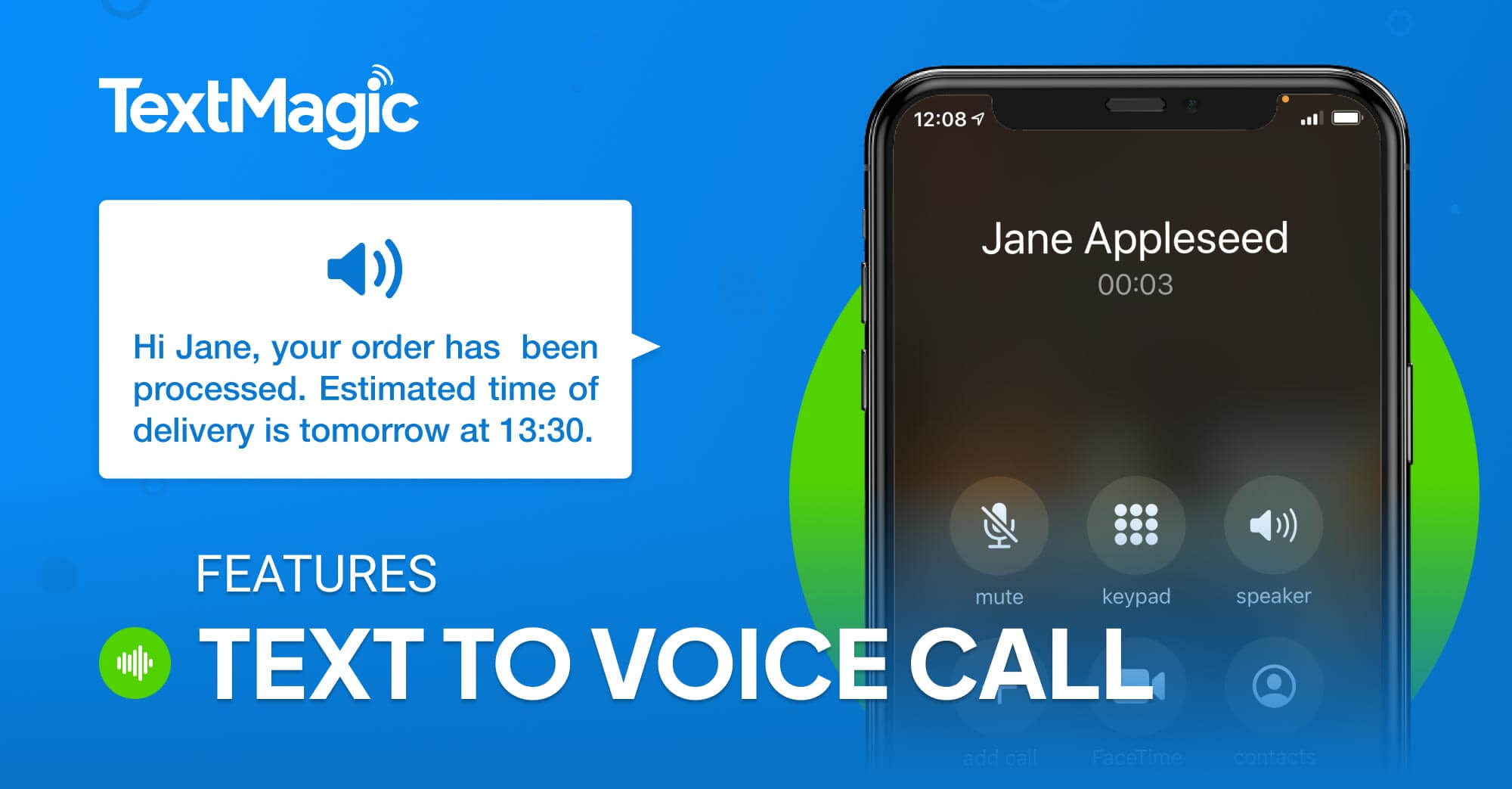 text to speech voice call