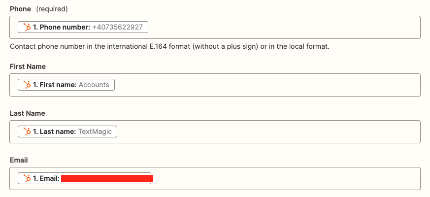 autofill contact data