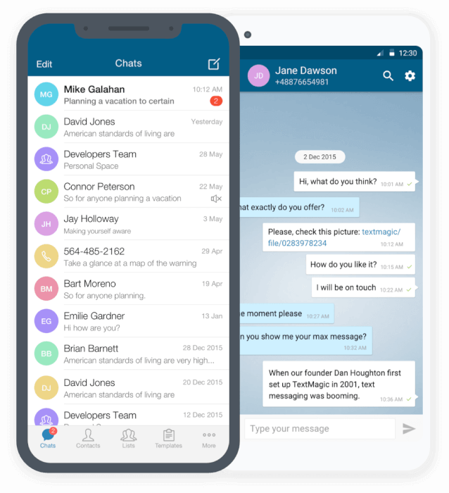 sms messenger app