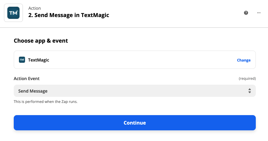  Send a message in Textmagic