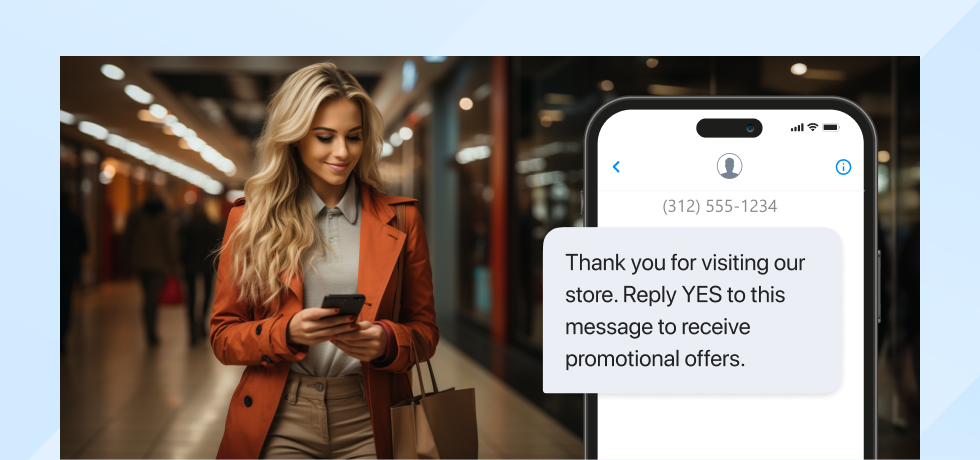 Store sms opt-in