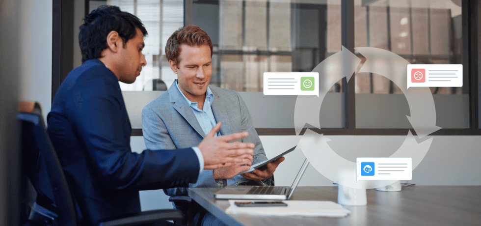 Closed feedback loop for customer support