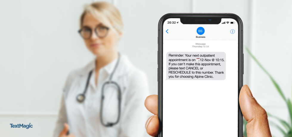 SMS sectors - healthcare using text messages