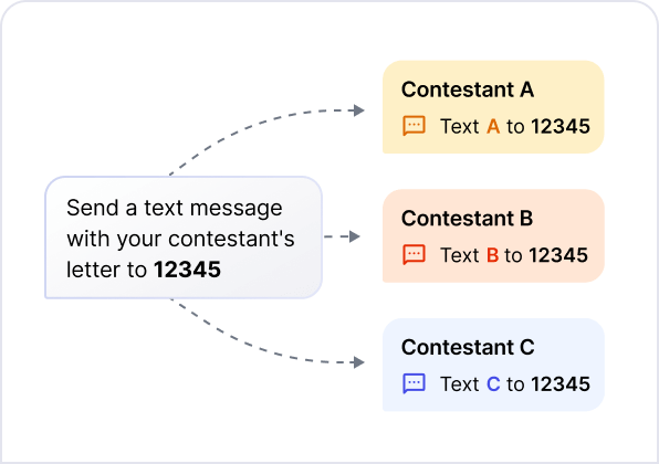 Audience voting and polls