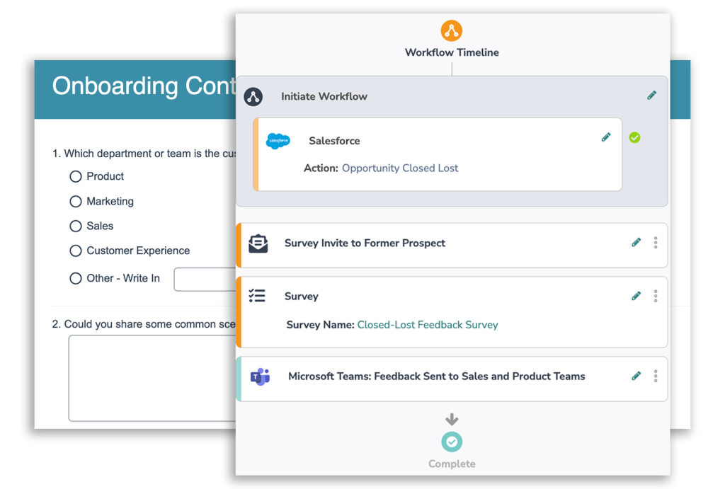 Alchemer survey creation flow