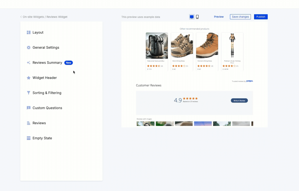 Yotpo - customer feedback tool