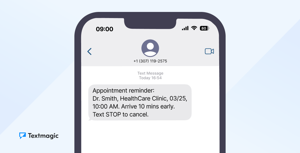 Appointment reminders transactional SMS