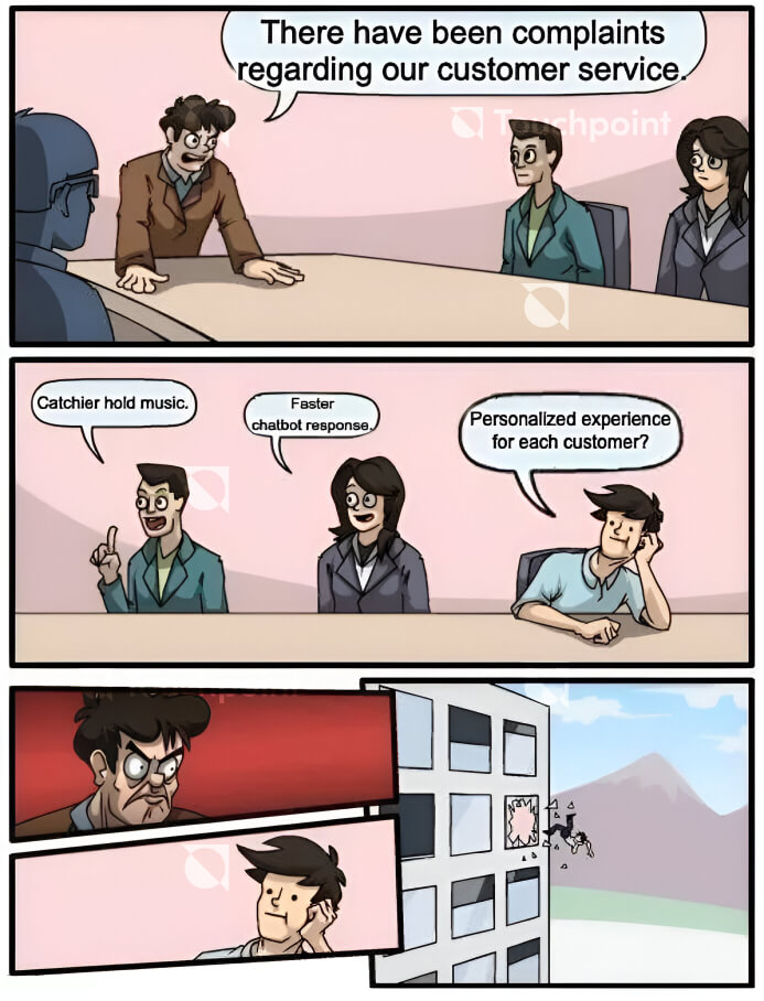 Bad customer service meme