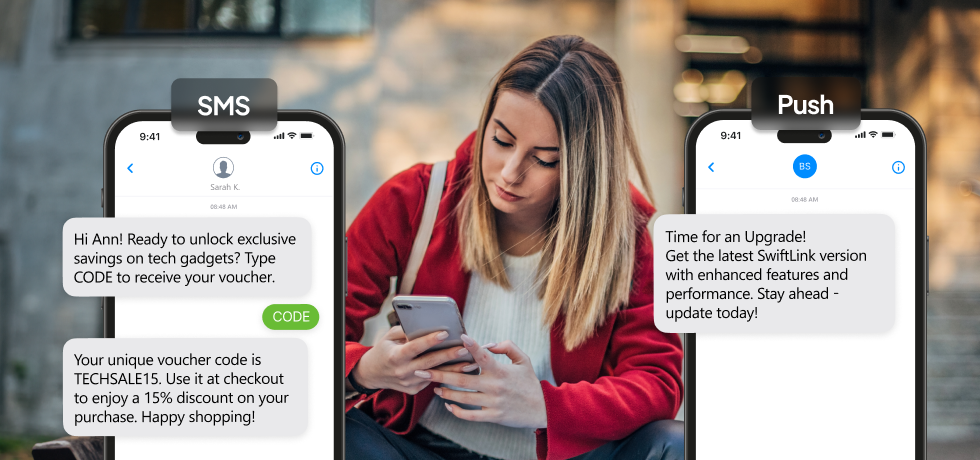 Push vs SMS notifications cover