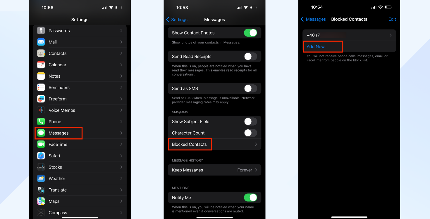 How to block spam texts on iOS 2