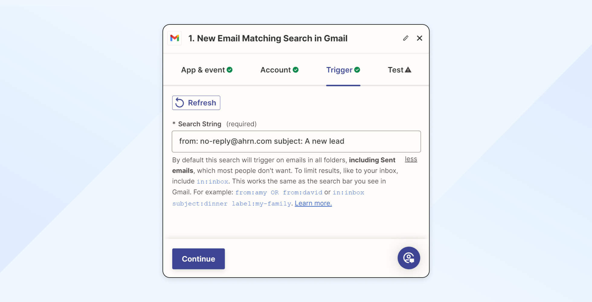 Textmagic and Zapier integration with Gmail - new email