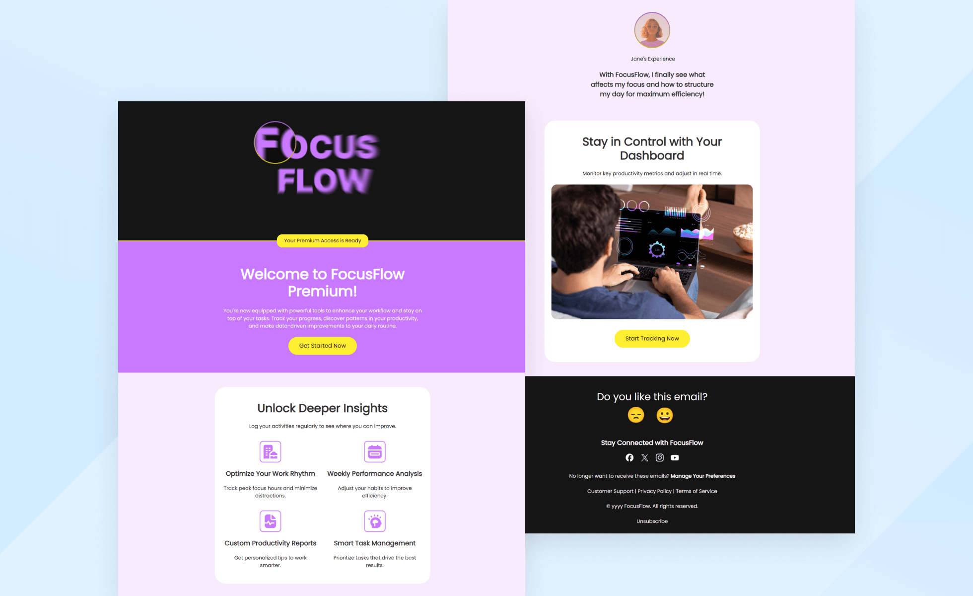 Brand introduction email Textmagic template