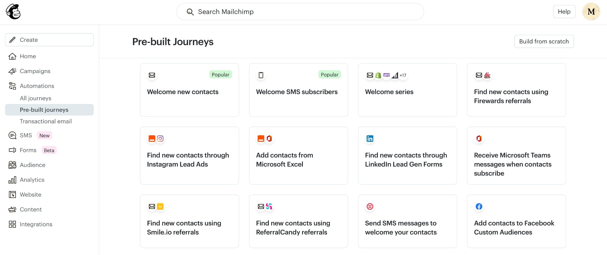 Mailchimp - marketing automation tool
