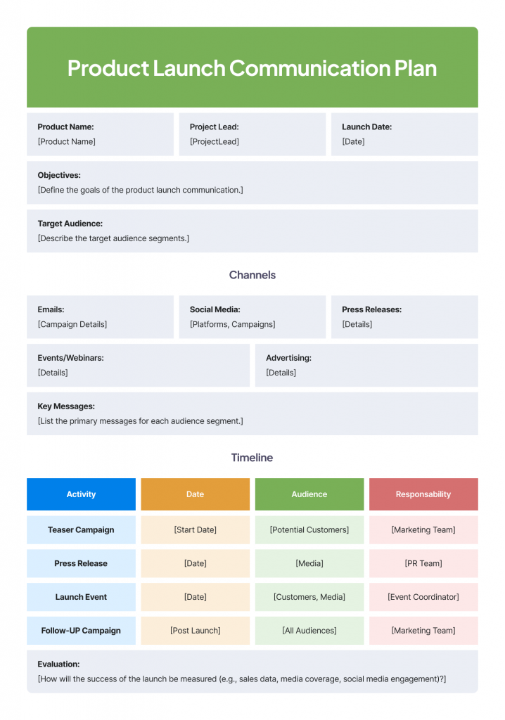 6 Strategic communication plan templates for your team – My Blog