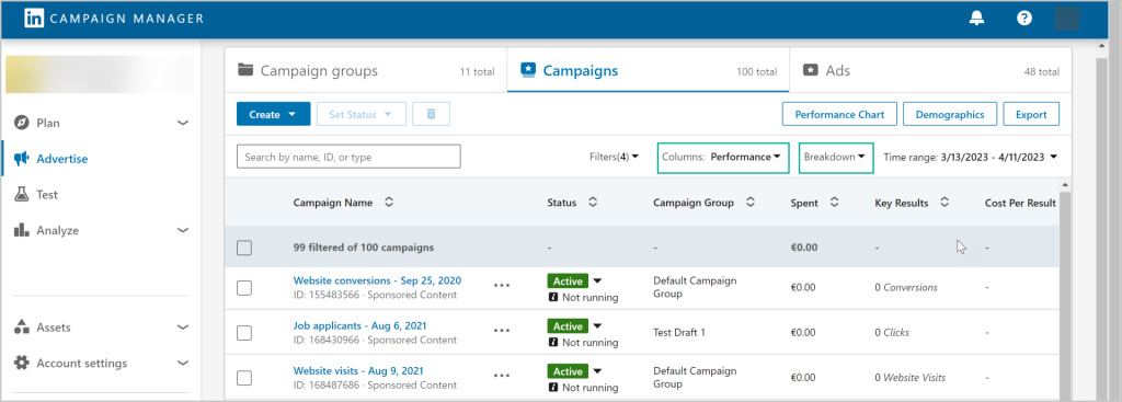 LinkedIn Ads - social media tool