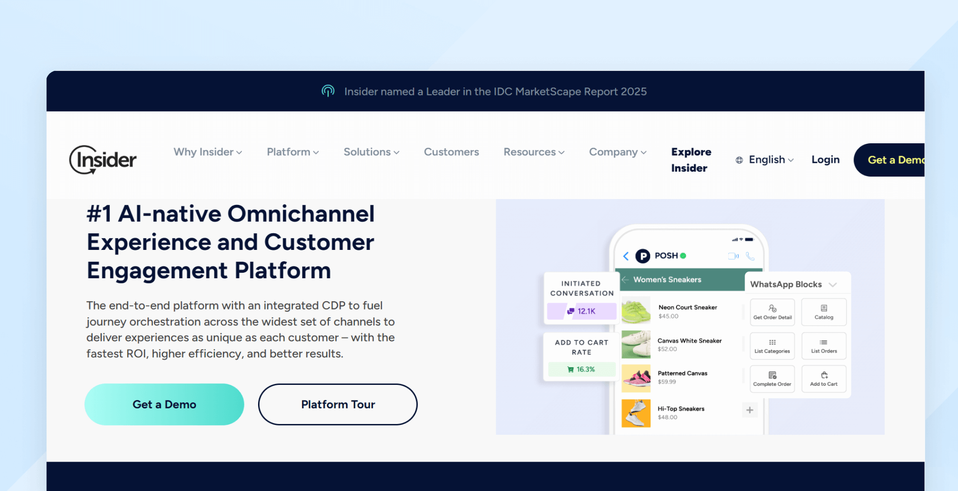 Insider homepage