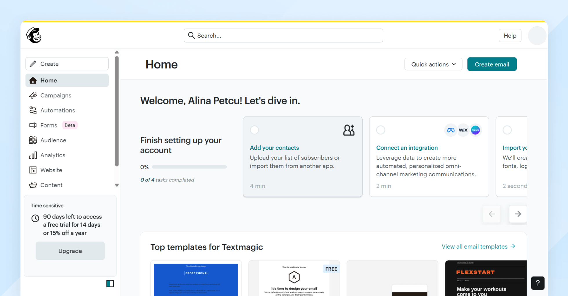 Mailchimp platform overview