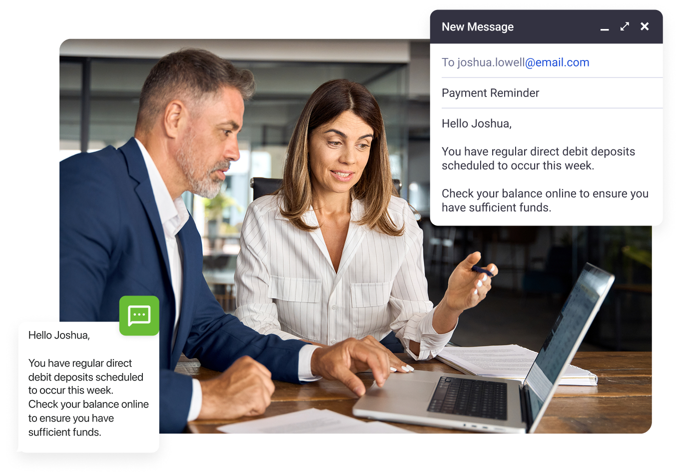 Financial services - textmagic