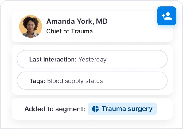 Cross-department updates