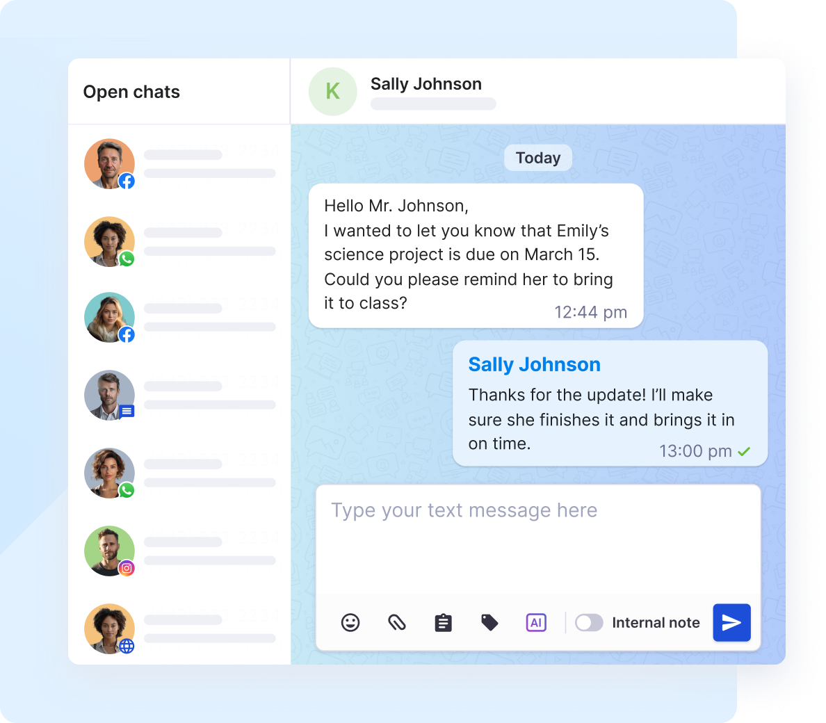 Boost engagement via two-way messaging