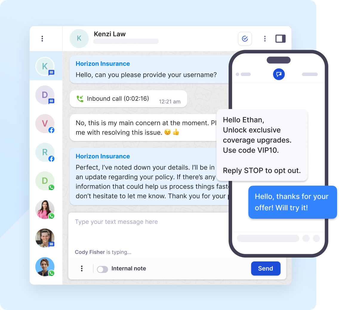 Centralize quotes, claims & more in one inbox