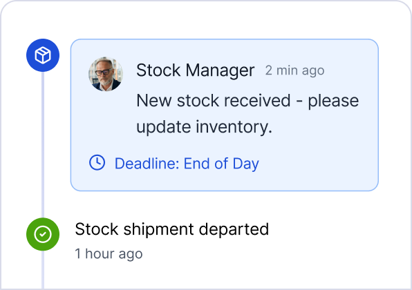 Warehouse stock management