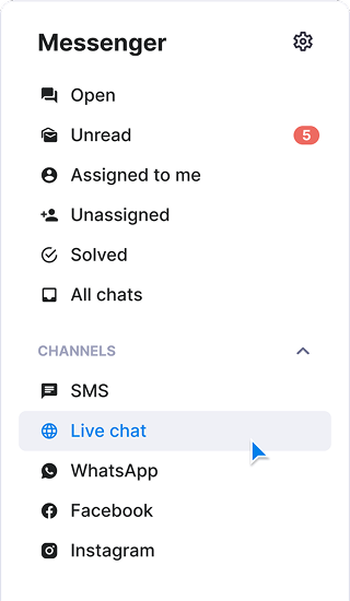 One inbox for all conversations