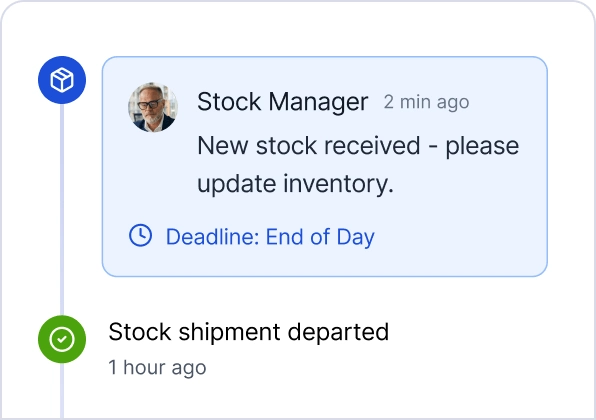 Warehouse stock management