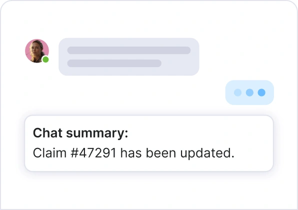 Claim status updates