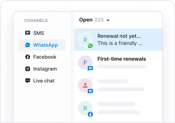 Faster replies with shared access