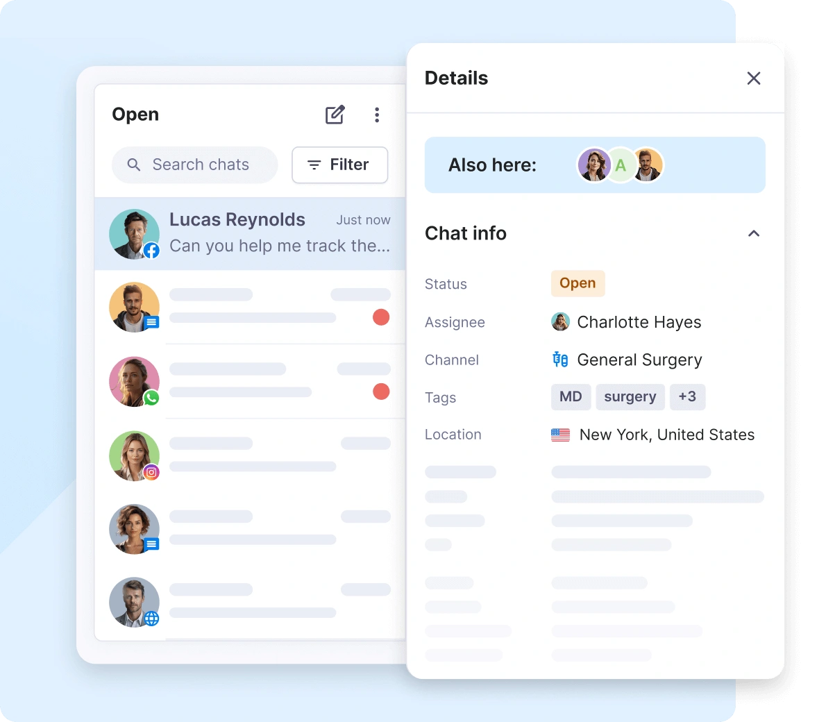 Let patients reply and confirm