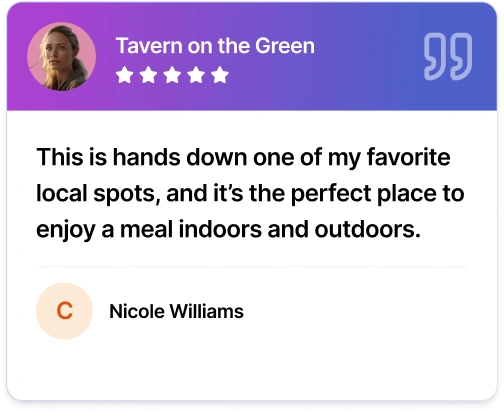 Feedback and reviews