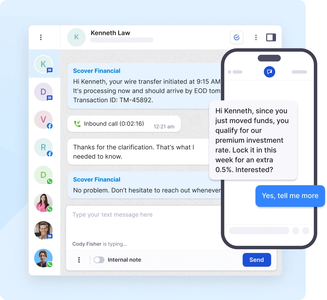 Give clients a fast way to reach you